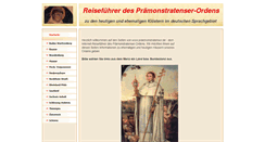 Desktop Screenshot of praemonstratenser.de