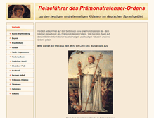 Tablet Screenshot of praemonstratenser.de